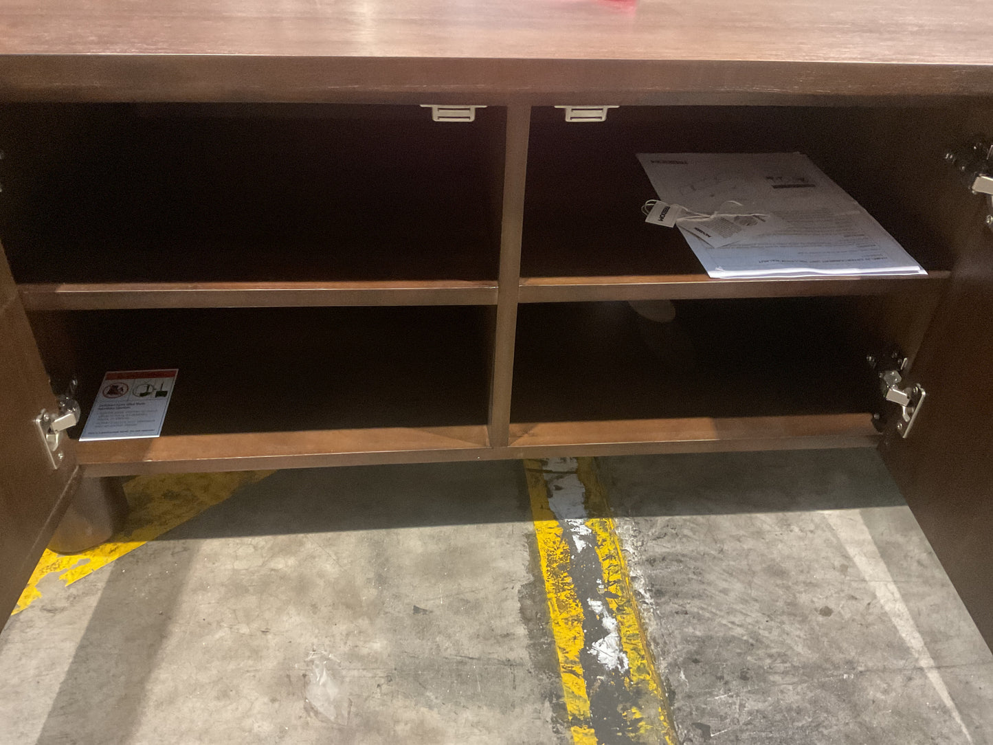 NZ PRZ20282 1 PCE HAMELIN ENTERTAINMENT UNIT 200X45CM WALNUT