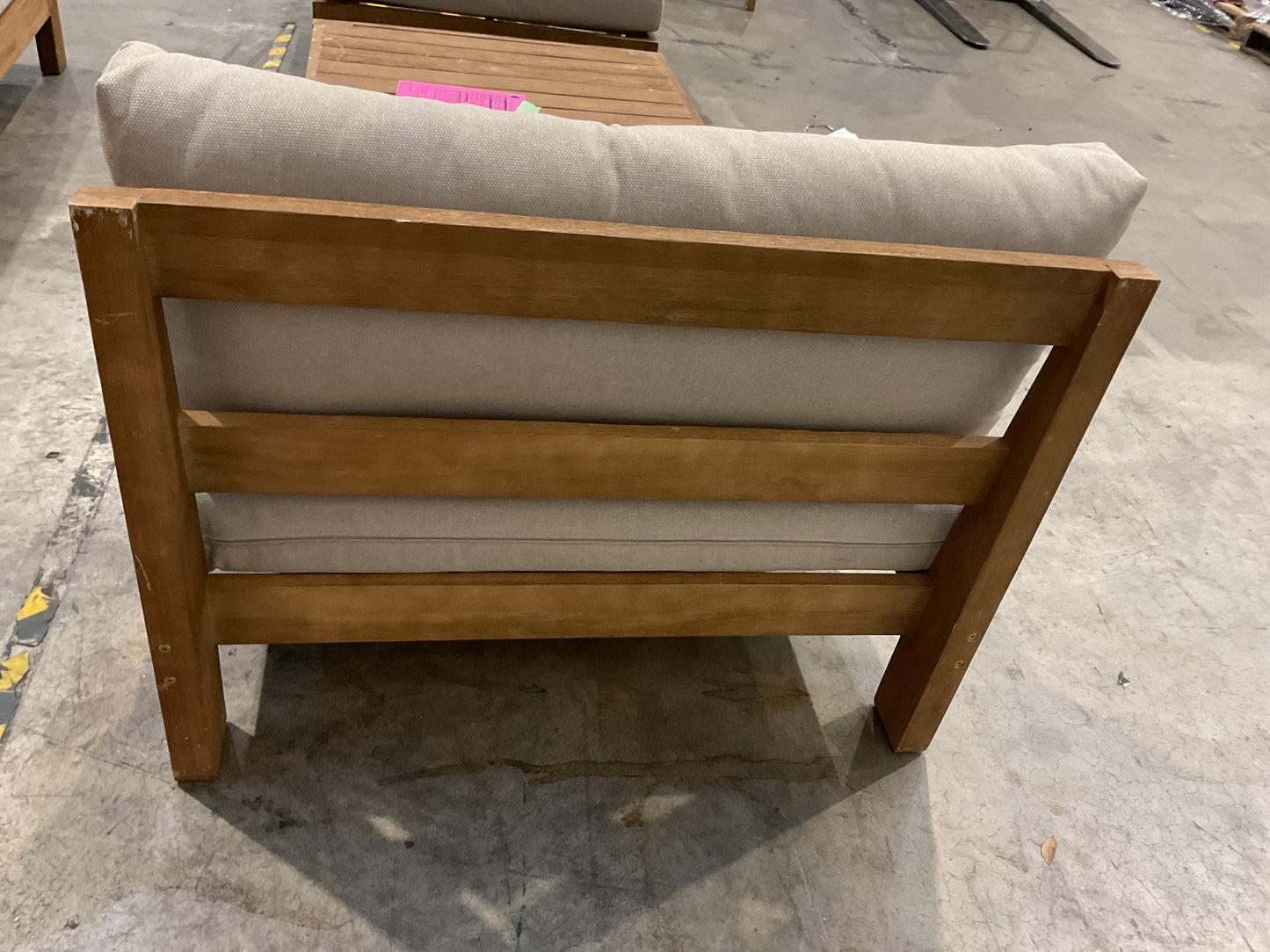 NZ CLZ20635 4 PCE CANNES SOFA 3S ACACIA NATURAL MKII
