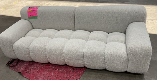 NZ CLZ20608 1 PCE AERO SOFA 3S JACQUARD BOUCLE CREAM