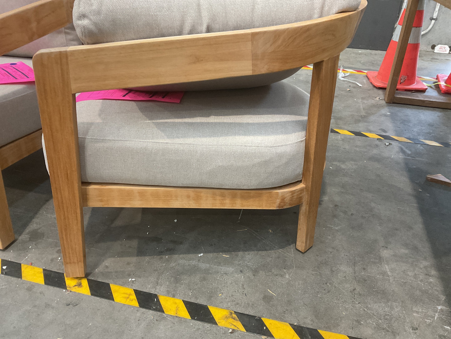 NZ CLZ20644 2 PCE BOREE ARMCHAIR TEAK NATURAL