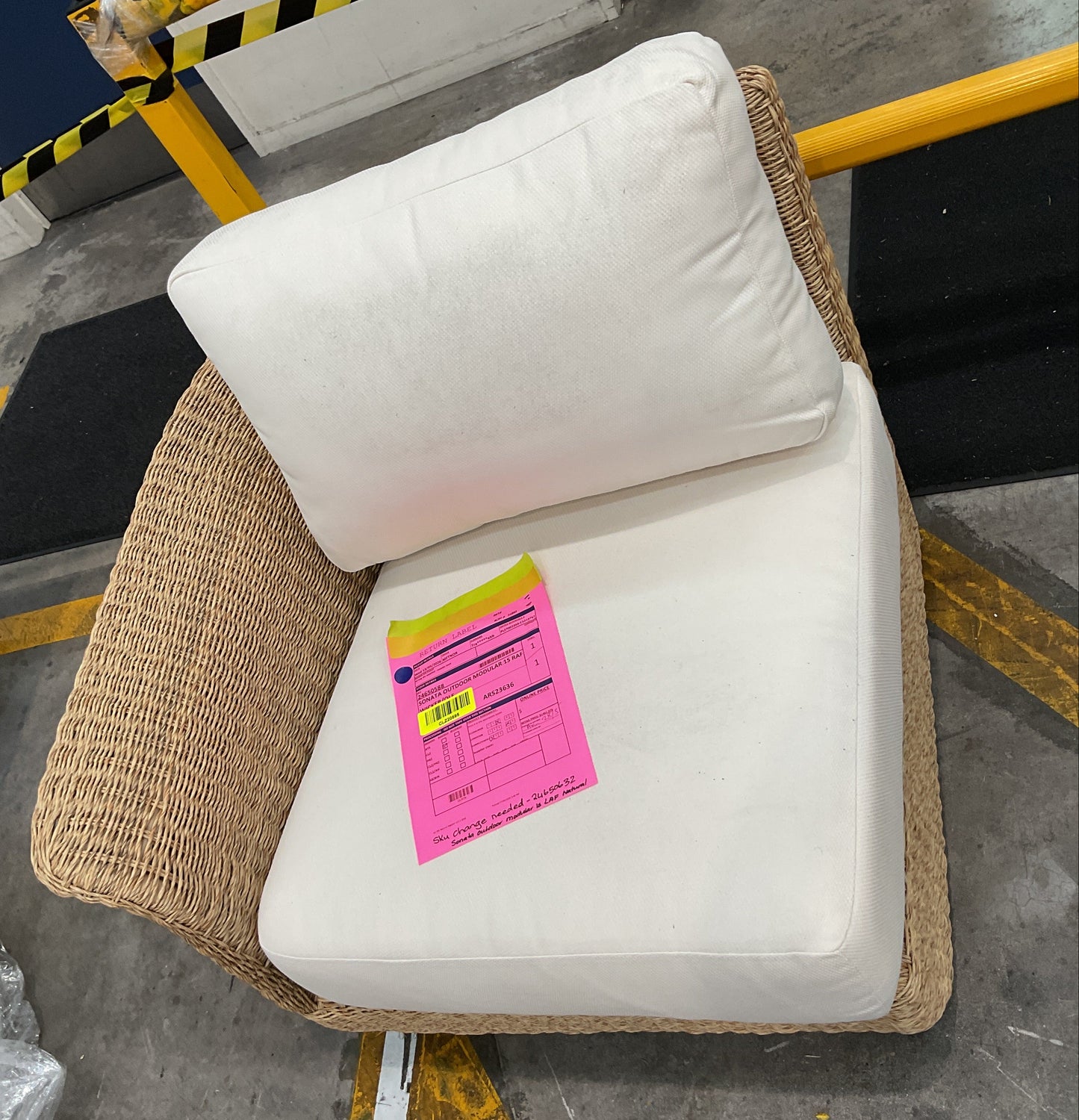 NZ CLZ20595 1 PCE SONATA MODULAR SOFA 1S LAF NATURAL