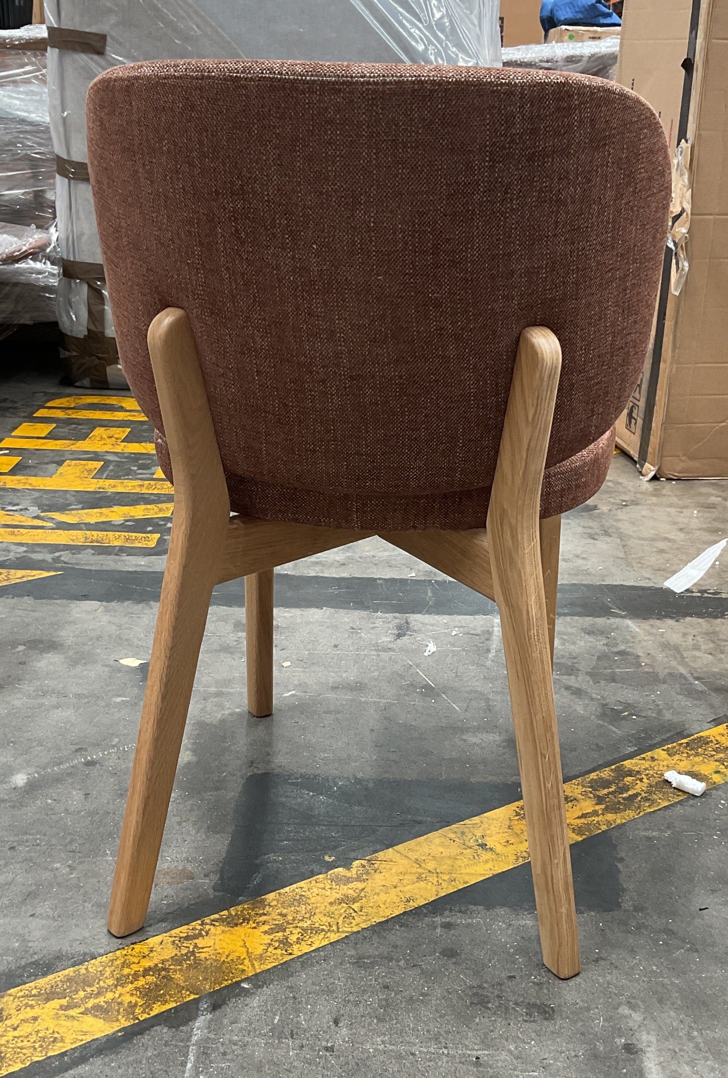 NZ CLZ20524 2 PCE GOMEZ DINING CHAIR TOFFEE