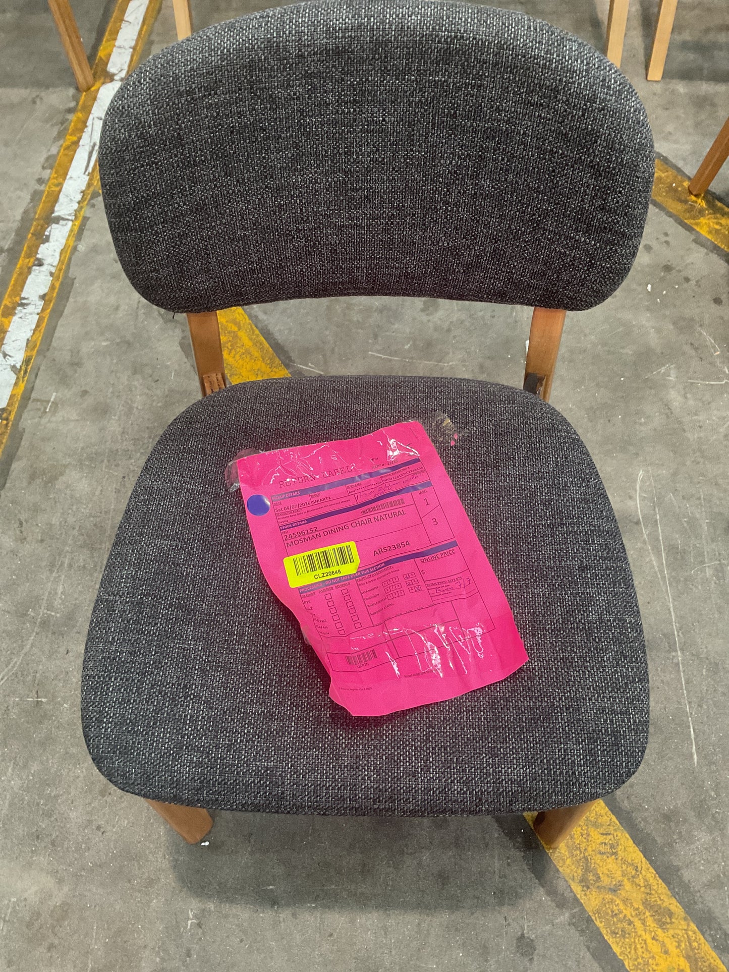NZ CLZ20646 1 PCE MOSMAN DINING CHAIR