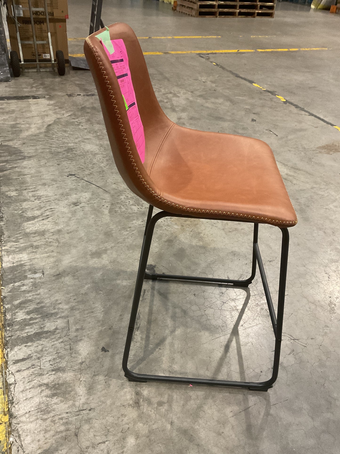 NZ PRZ20286 1 PCE SADDLE COUNTER STOOL 63CM TAWNY TAN