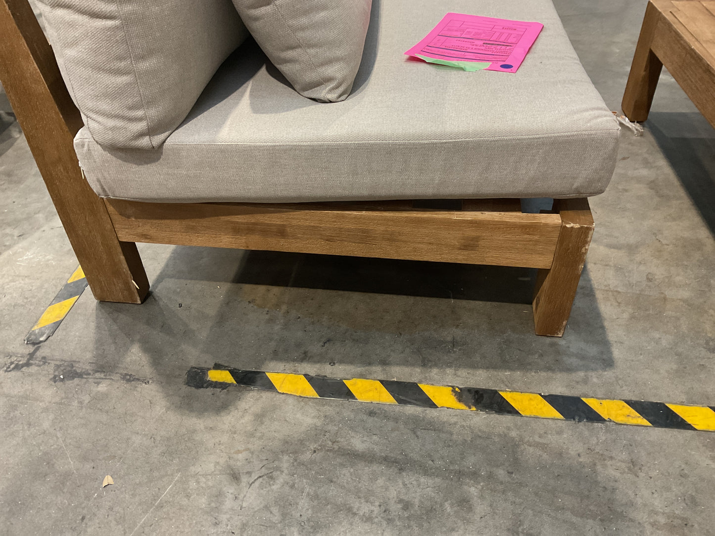 NZ CLZ20635 4 PCE CANNES SOFA 3S ACACIA NATURAL MKII