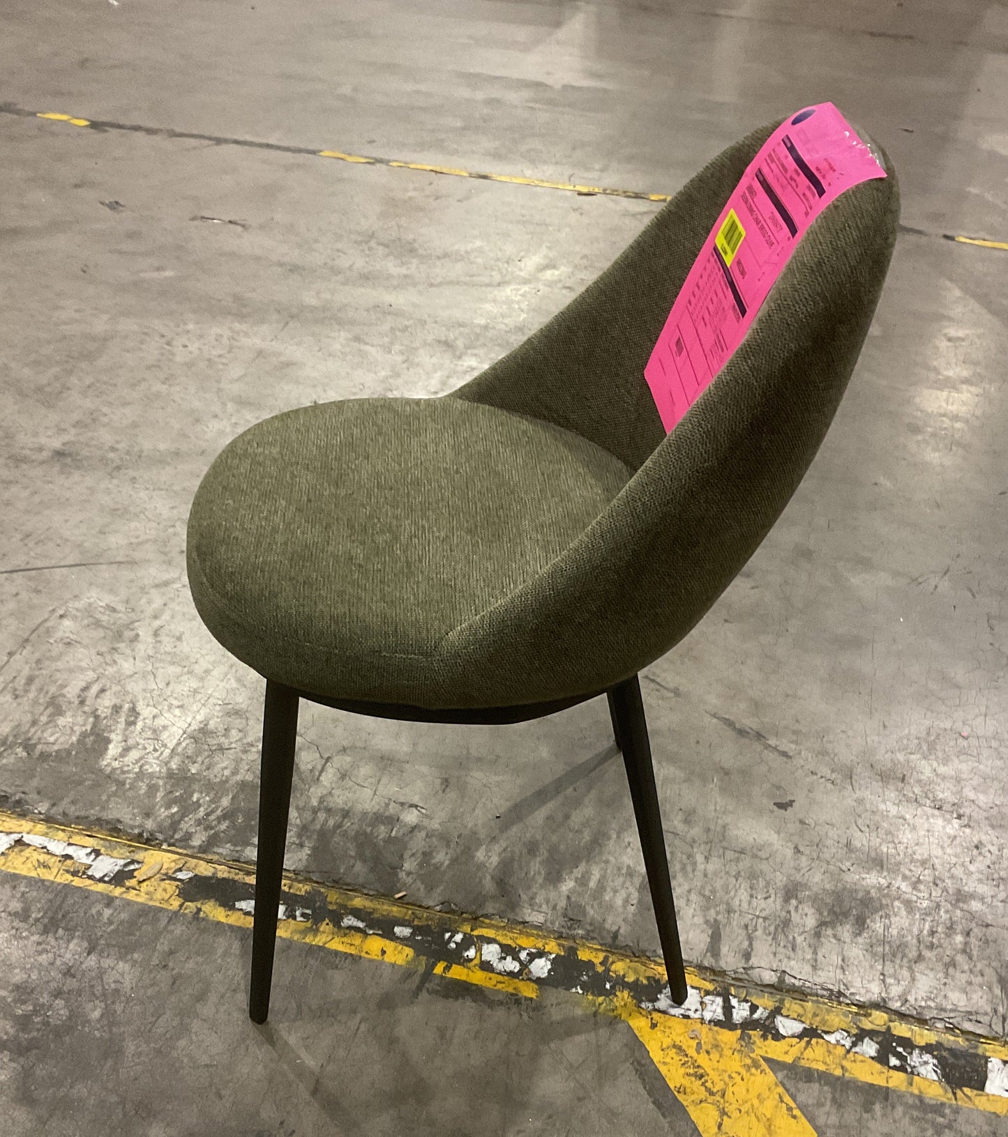NZ CLZ20661 1 PCE SELENA DINING CHAIR BREGO OLIVE
