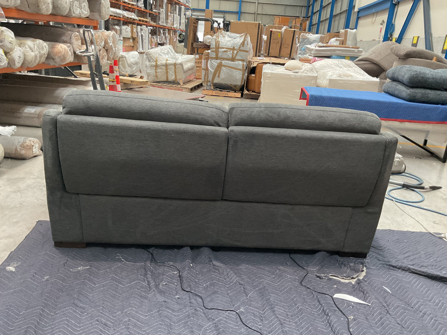 NZ PRZ20204 Barret Electric Recliner Sofa 2.5S Belfast Storm (2 Motion)
