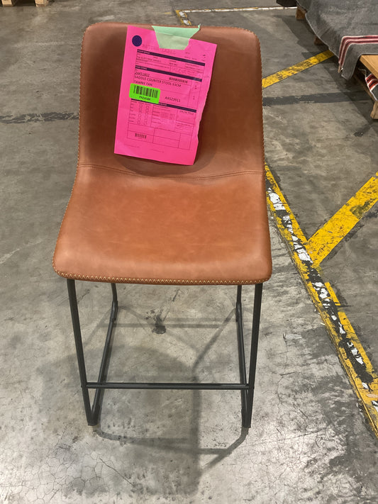 NZ PRZ20286 1 PCE SADDLE COUNTER STOOL 63CM TAWNY TAN
