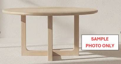 NZ PRZ20296 2 PCE HUDSON DINING TABLE - ROUND 150CM  NATUR