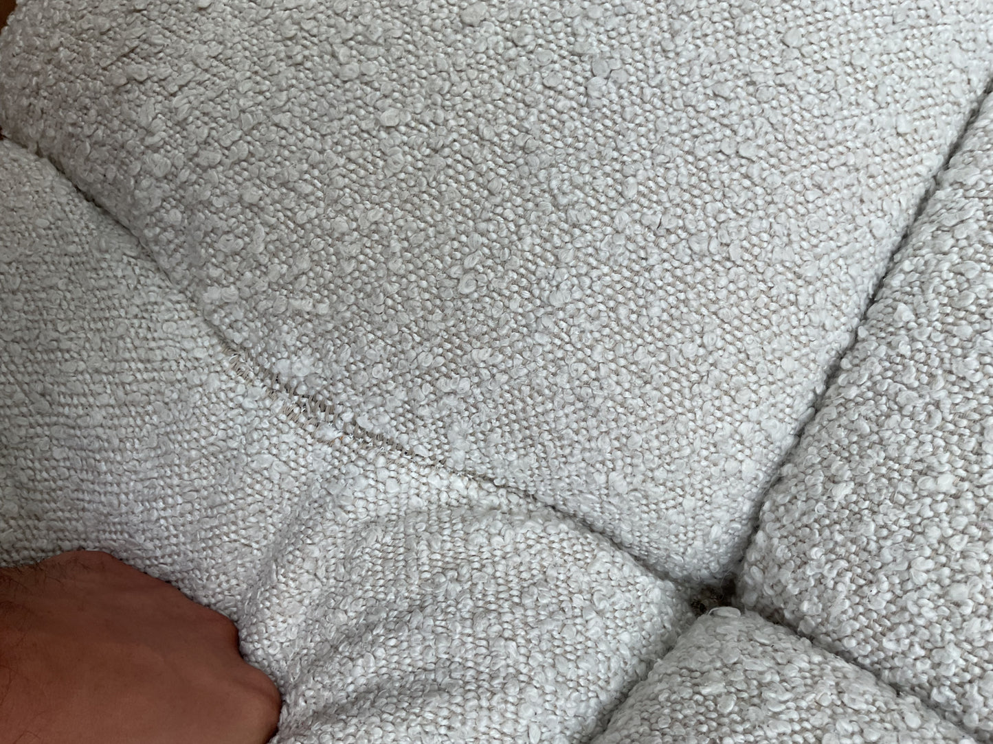 NZ CLZ20255| CLZ20254 Aero Sofa 3S Jacquard Boucle Cream