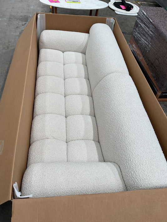 NZ CLZ20255| CLZ20254 Aero Sofa 3S Jacquard Boucle Cream