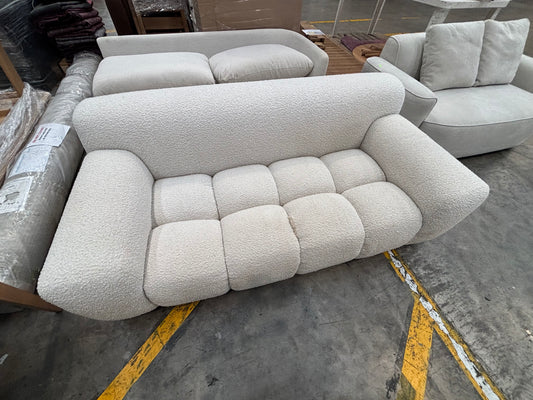 NZ CLZ20284 Aero Sofa 2S Jacquard Boucle Cream