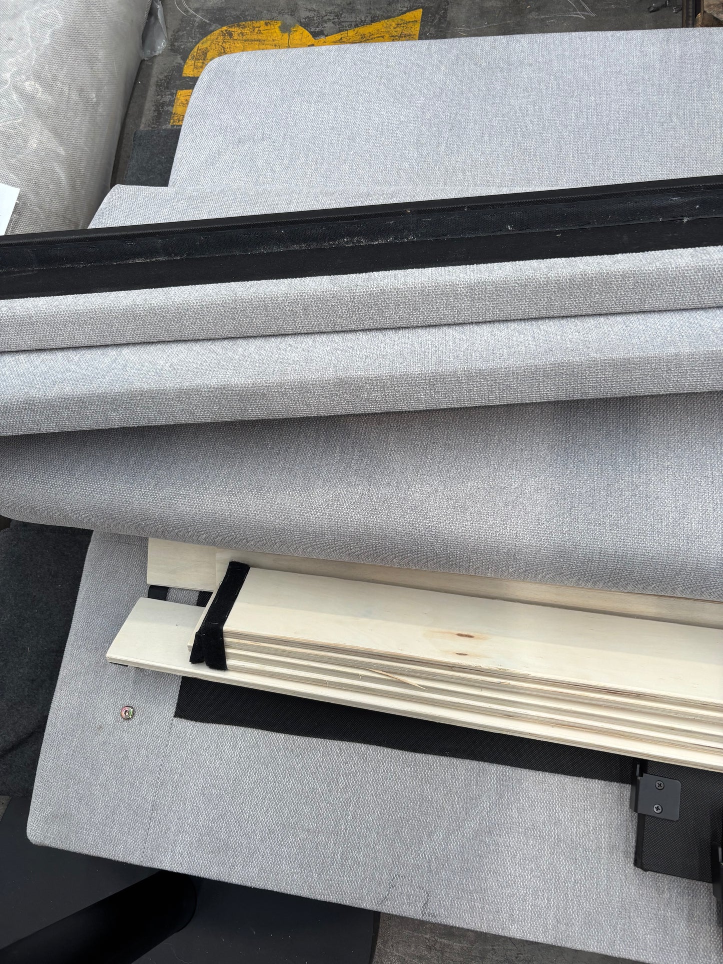 NZ CLZ20287 Ava Bed NZ King Light Grey Set