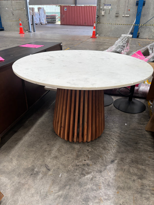 NZ CLZ20292 Nesst Dining Table Natural/Marble