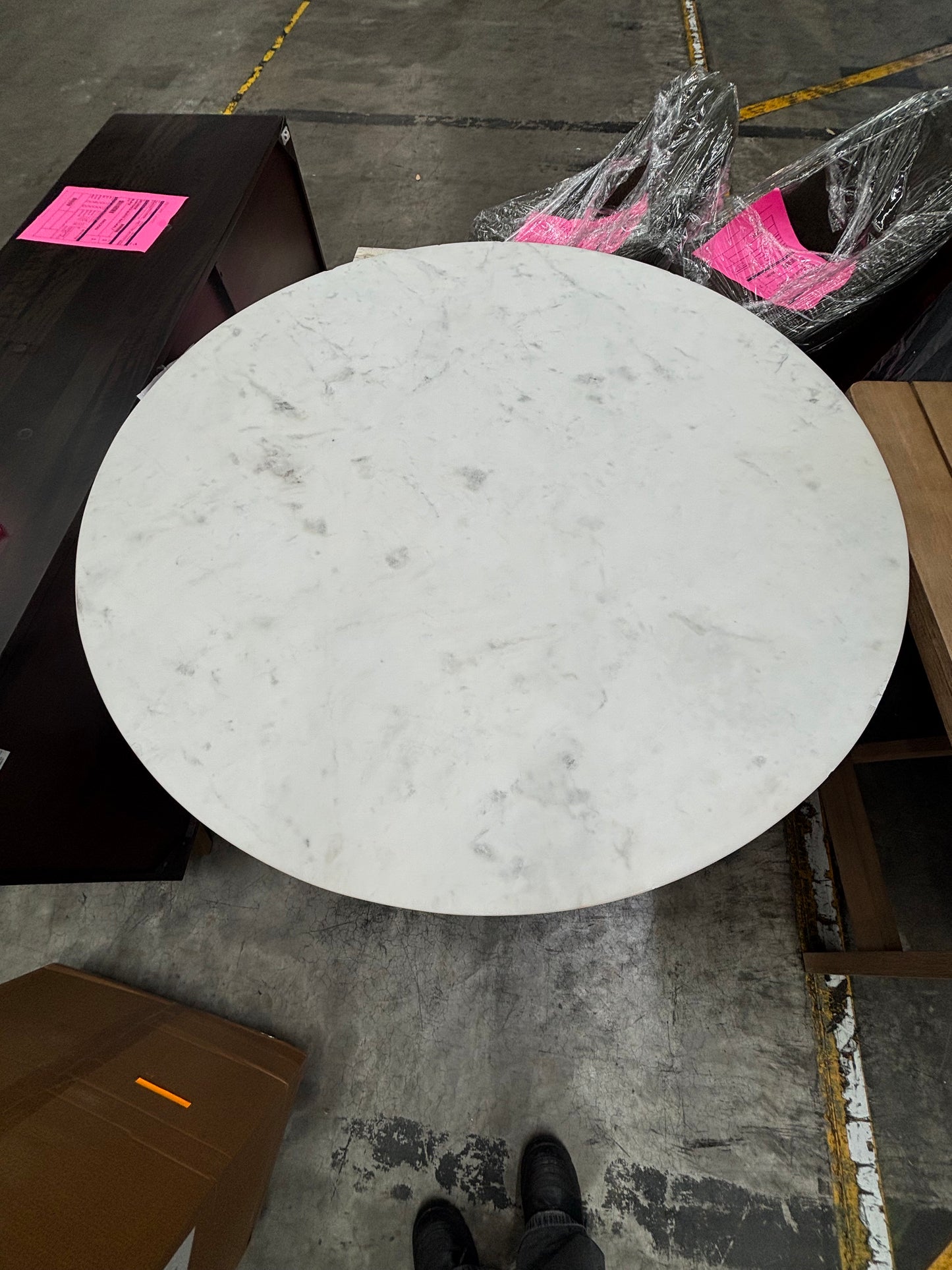 NZ CLZ20292 Nesst Dining Table Natural/Marble