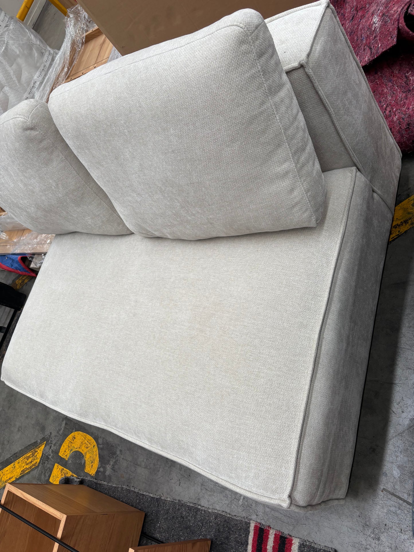 NZ CLZ20299 Apartment 02 Modular Armless 2S Glamour Natural