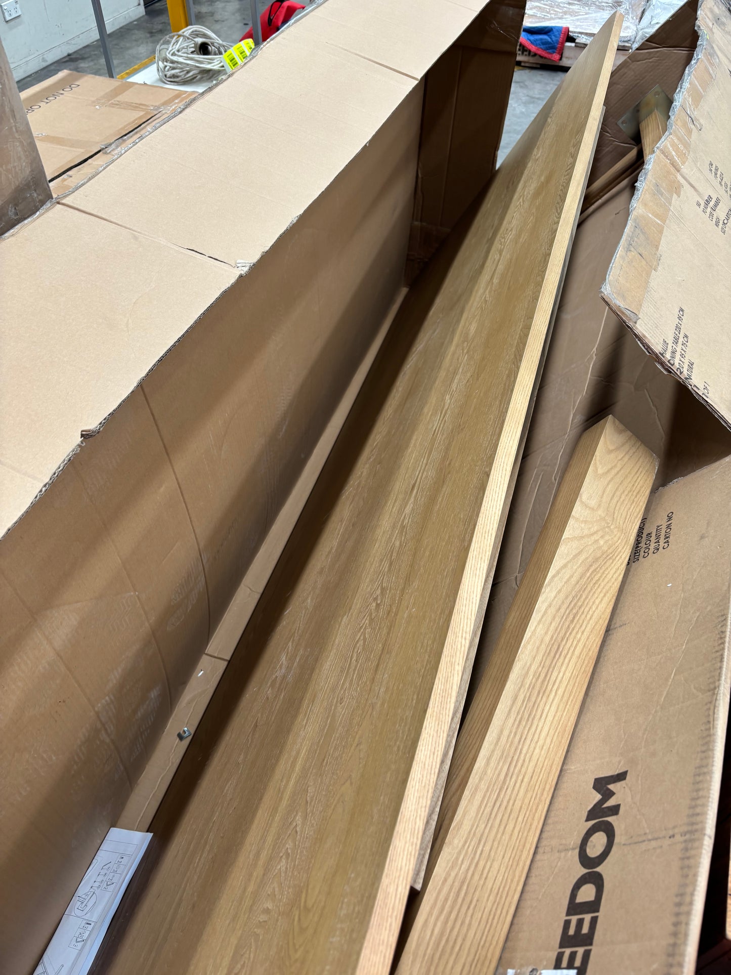 NZ CLZ20304 Hallie Dining Table 220x95cm Natural