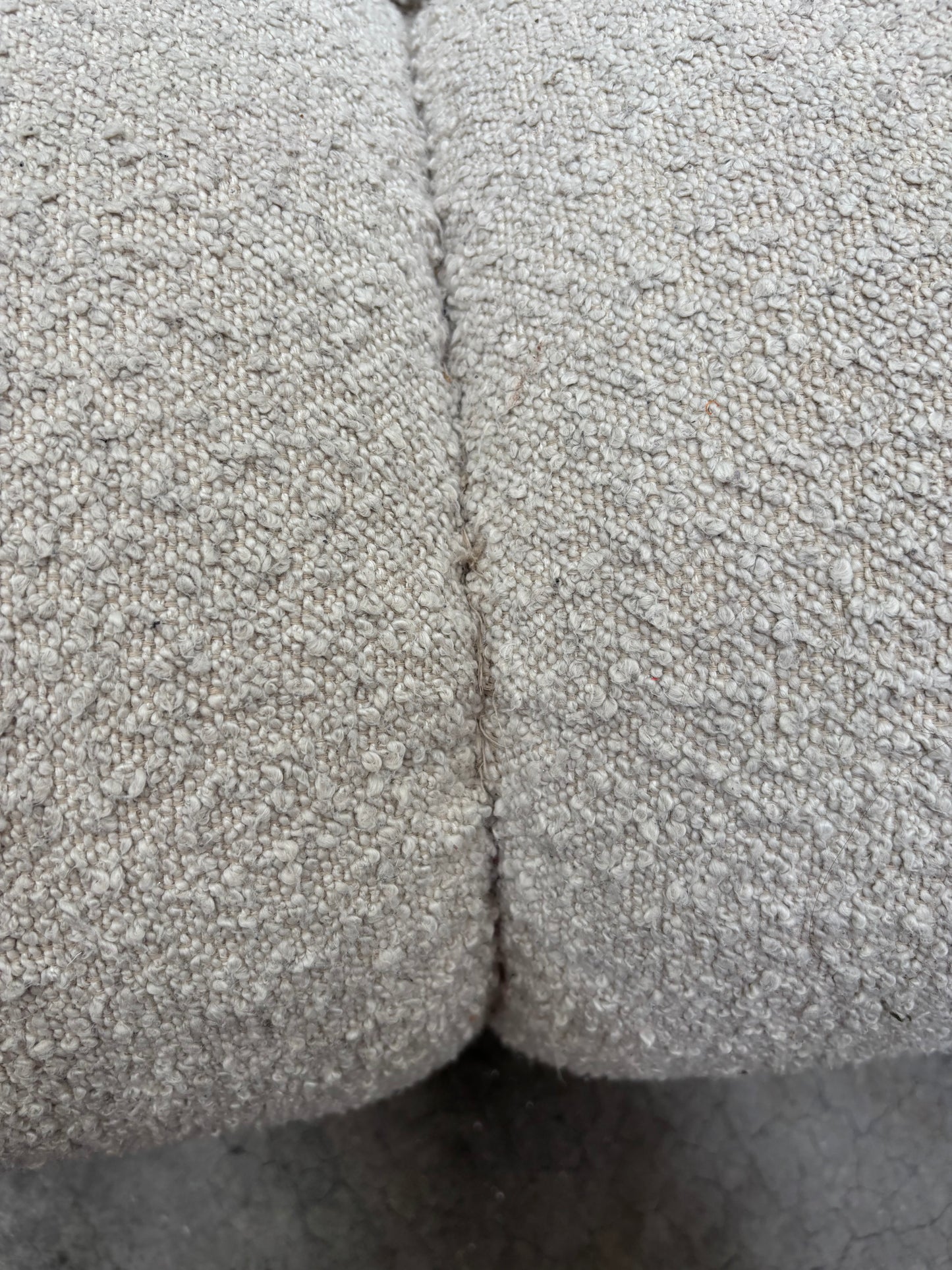 NZ CLZ20305 Aero Sofa 3S and Ottoman Jacquard Boucle Cream