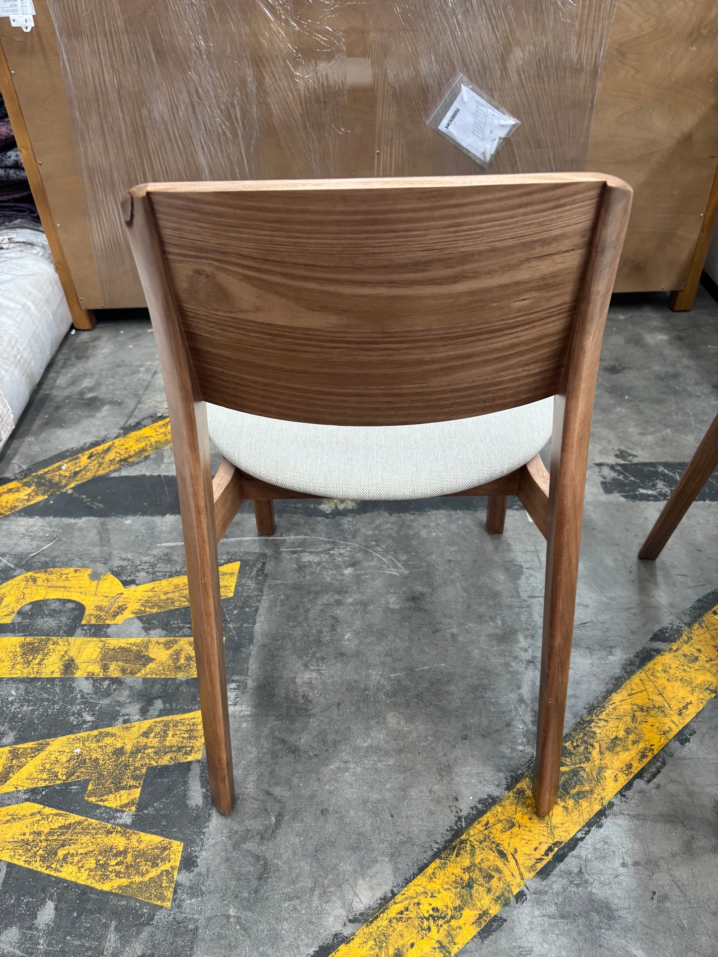 NZ PRZ20135 x2 Bowral Dining Chair Natural/Light Grey