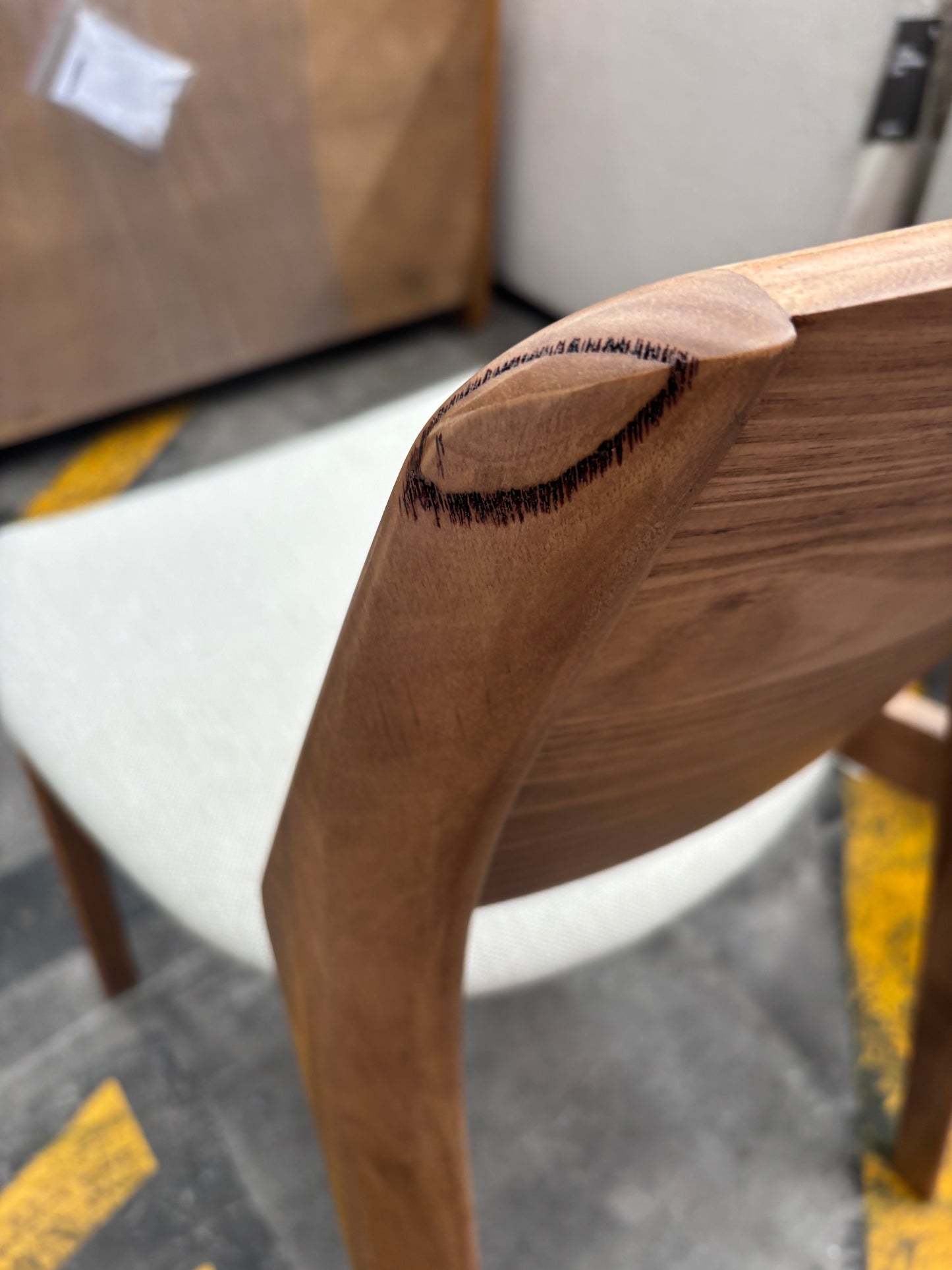 NZ PRZ20135 x2 Bowral Dining Chair Natural/Light Grey