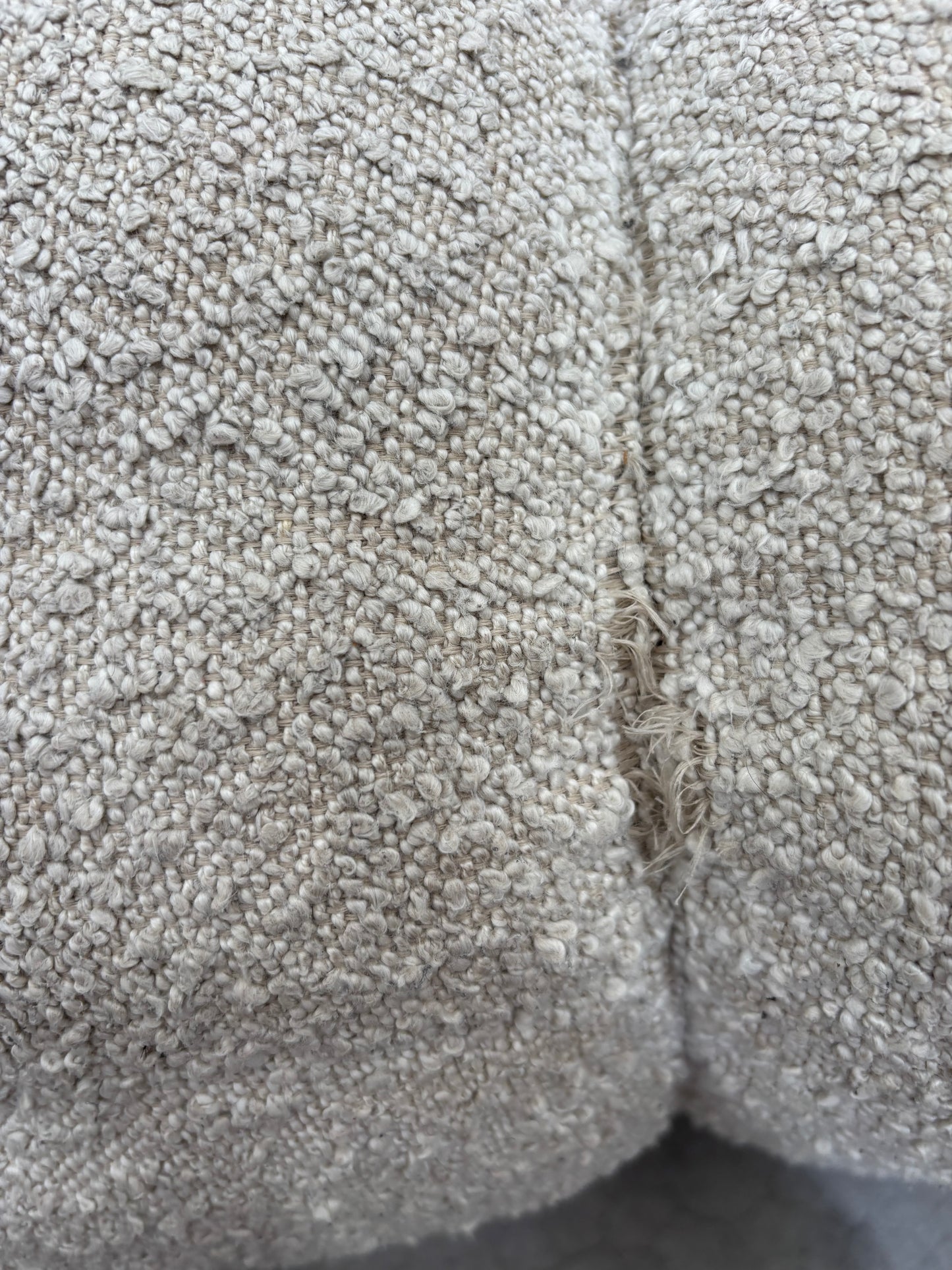 NZ CLZ20309 Aero Sofa 3S & Ottoman Jacquard Boucle Cream