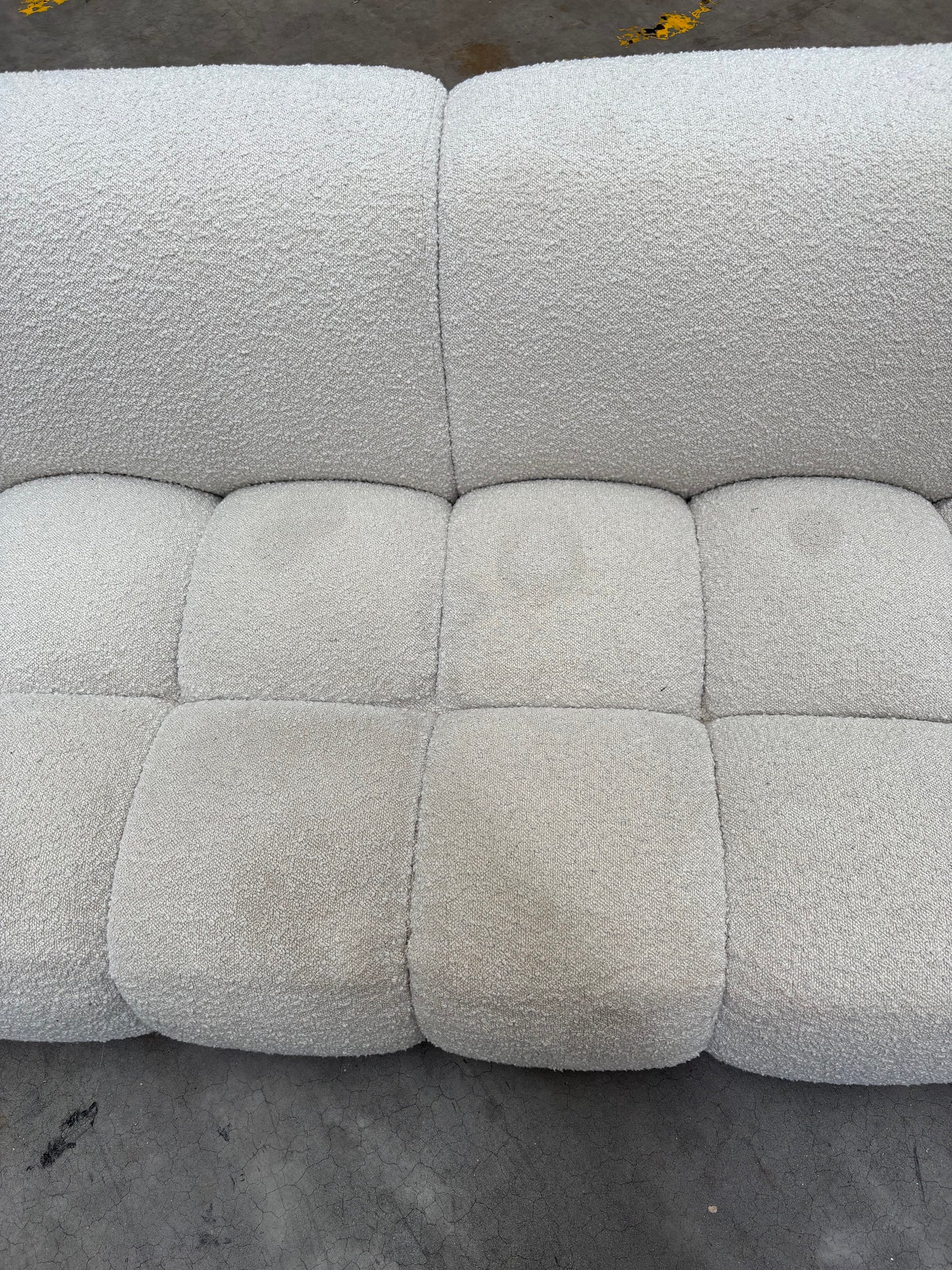 NZ CLZ20309 Aero Sofa 3S & Ottoman Jacquard Boucle Cream