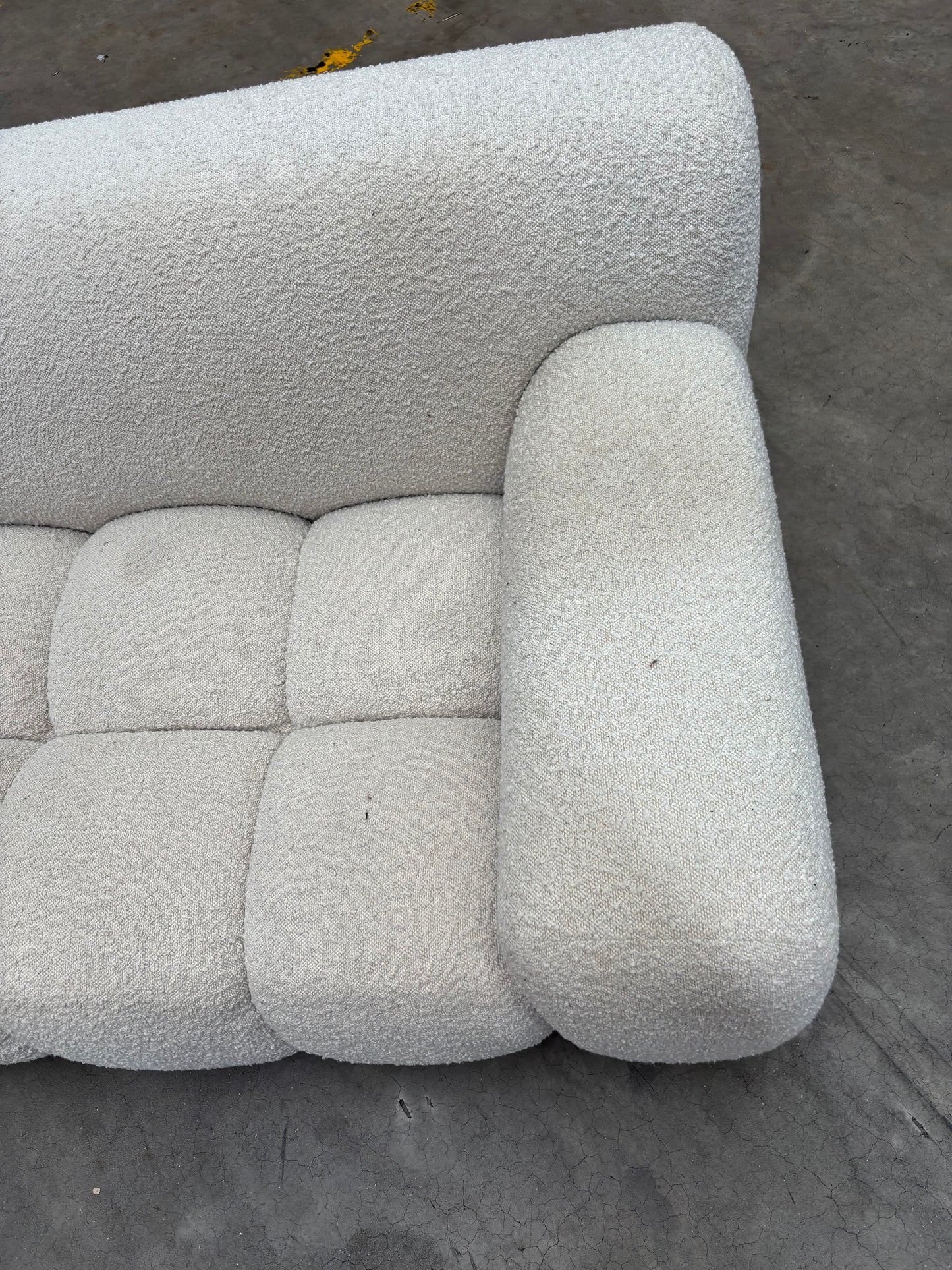 NZ CLZ20309 Aero Sofa 3S & Ottoman Jacquard Boucle Cream