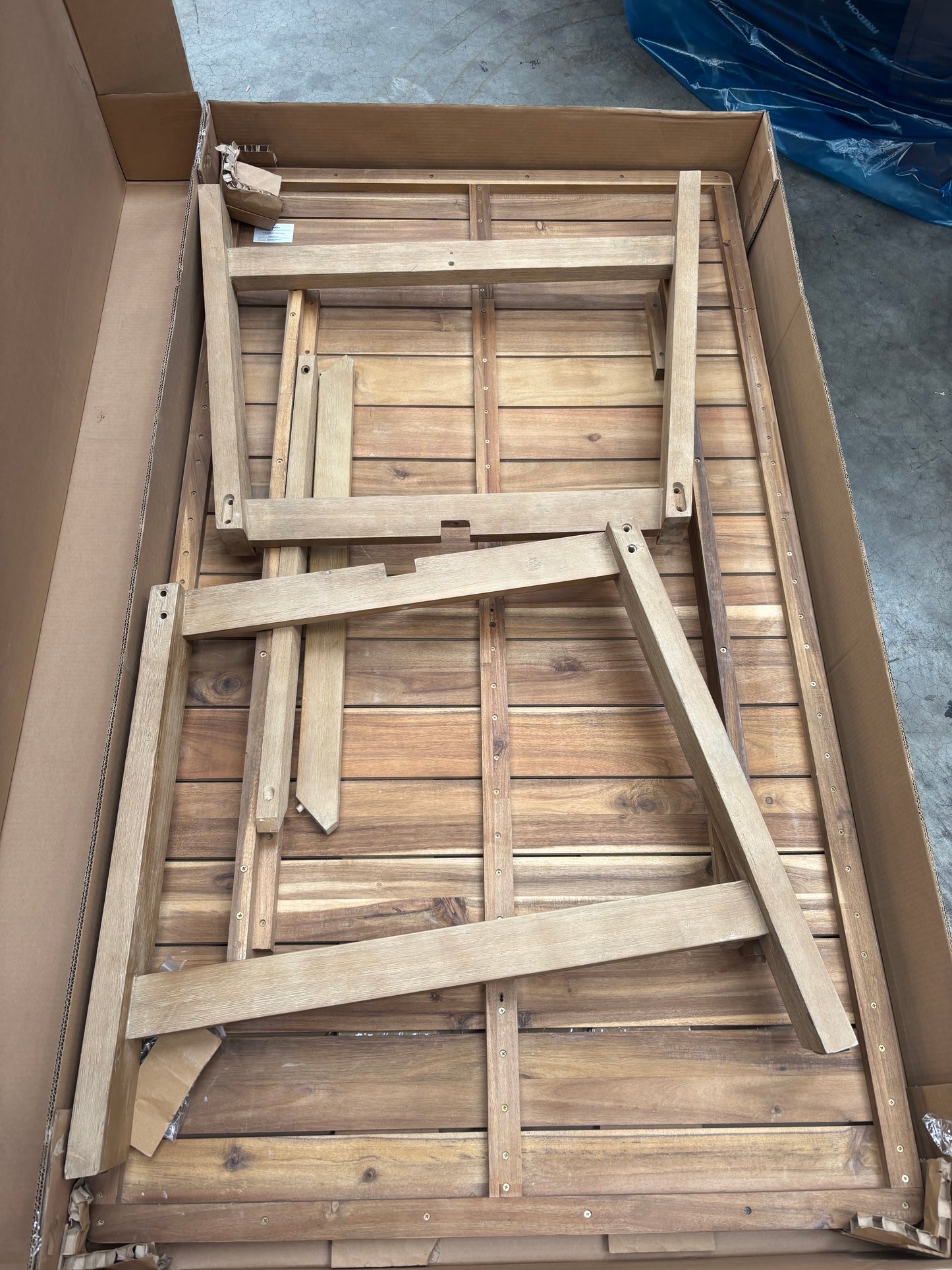 NZ CLZ20312 Le Vent Outdoor Dining Table 180x100cm Acacia Natural