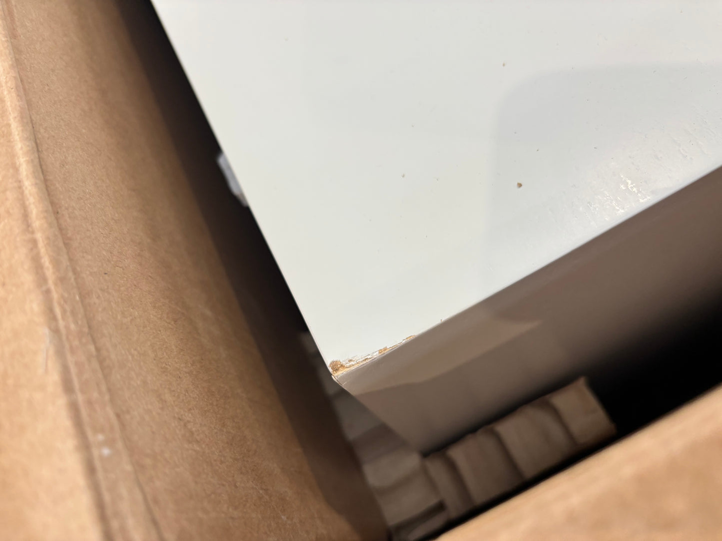 NZ CLZ20329 Quinn Bedside Table 1 Drawer White