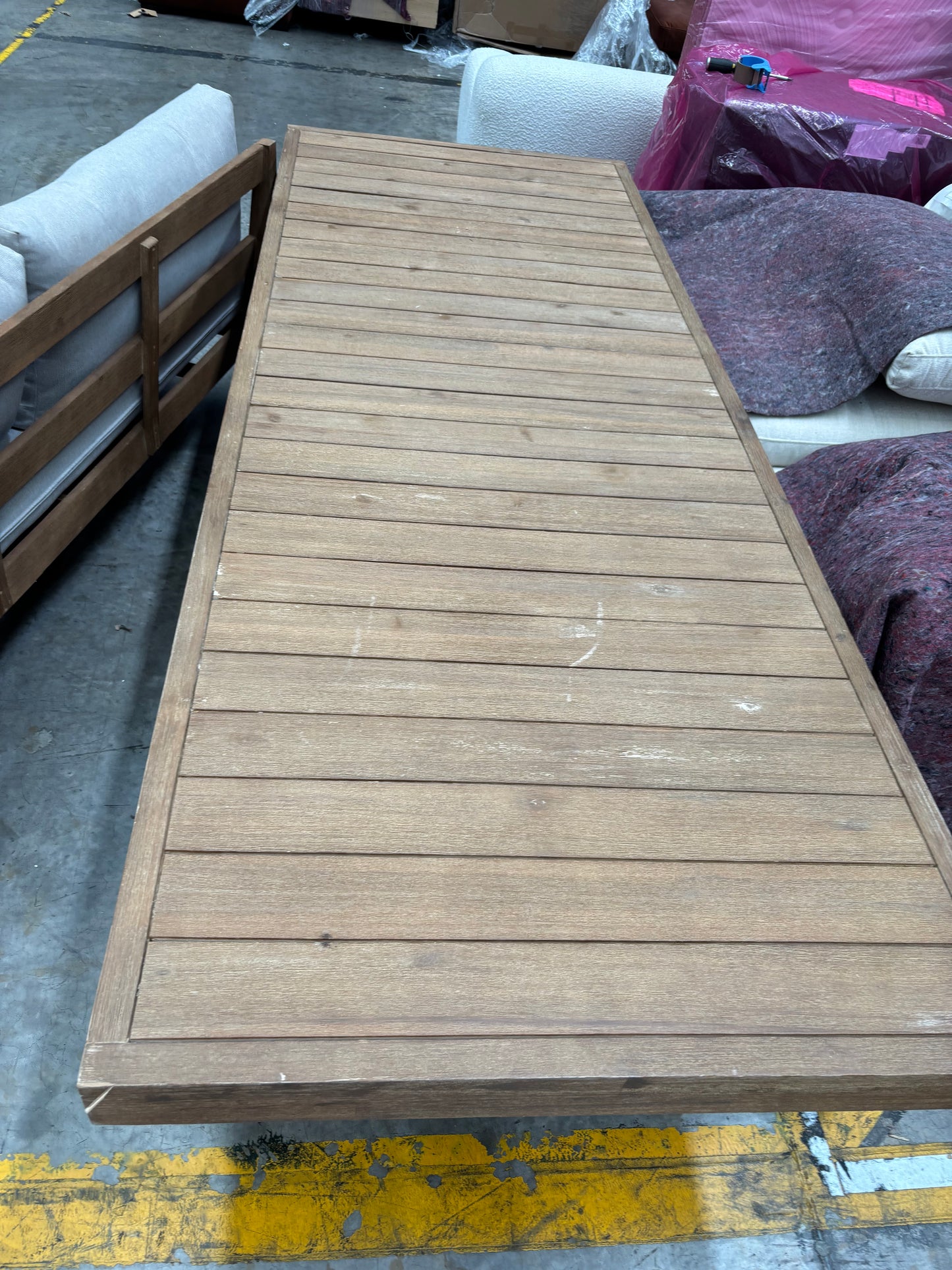 NZ CLZ20332 Cannes Dining Table 267x100cm Acacia MK