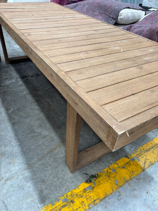 NZ CLZ20332 Cannes Dining Table 267x100cm Acacia MK