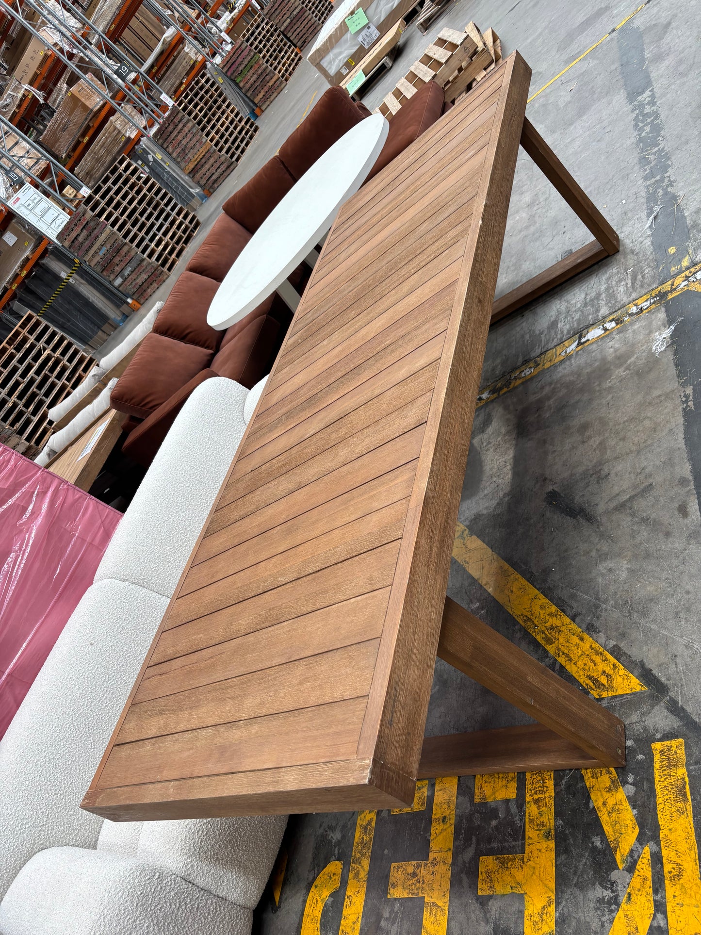 NZ CLZ20337 Cannes Dining Table 267x100cm Acacia MK