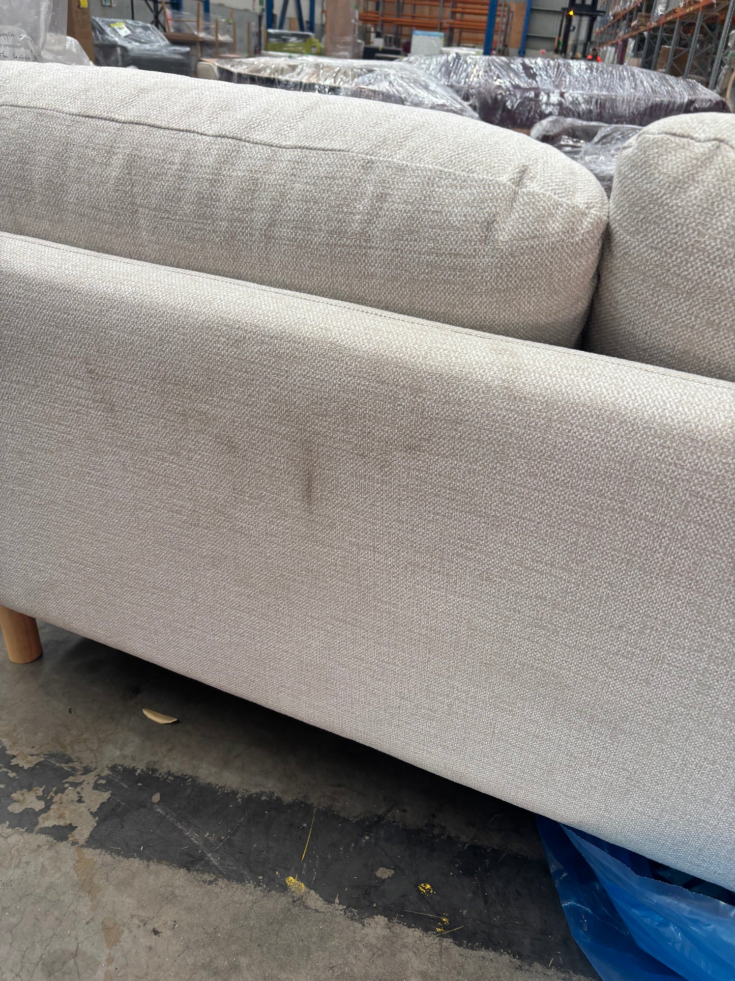 NZ MTZ20112 Cleo Mod 2.5S RAF & Mod Chaise LAF Hervey Natural