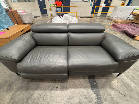 NZ CLZ20075 Cora Battery Recliner Sofa 3S Torello Charcoal (2 motion)