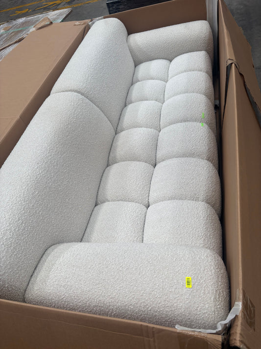 NZ CLZ20092 Aero Sofa 3S Jacquard Boucle Cream