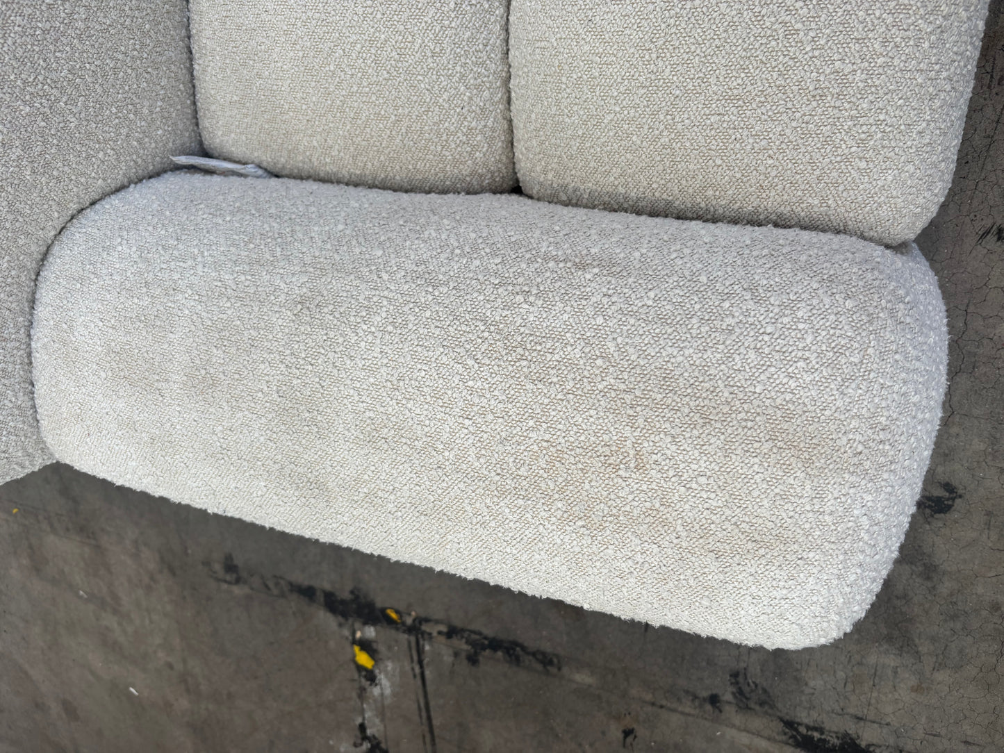 NZ CLZ20090 Aero Sofa 3S Jacquard Boucle Cream