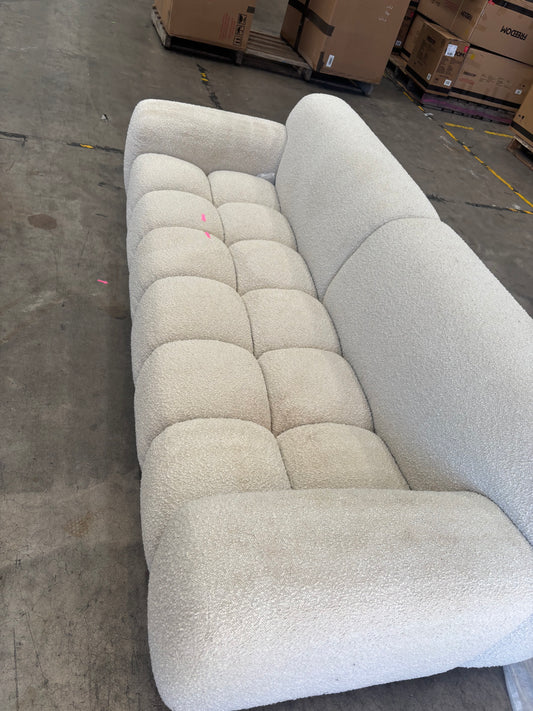 NZ CLZ20090 Aero Sofa 3S Jacquard Boucle Cream