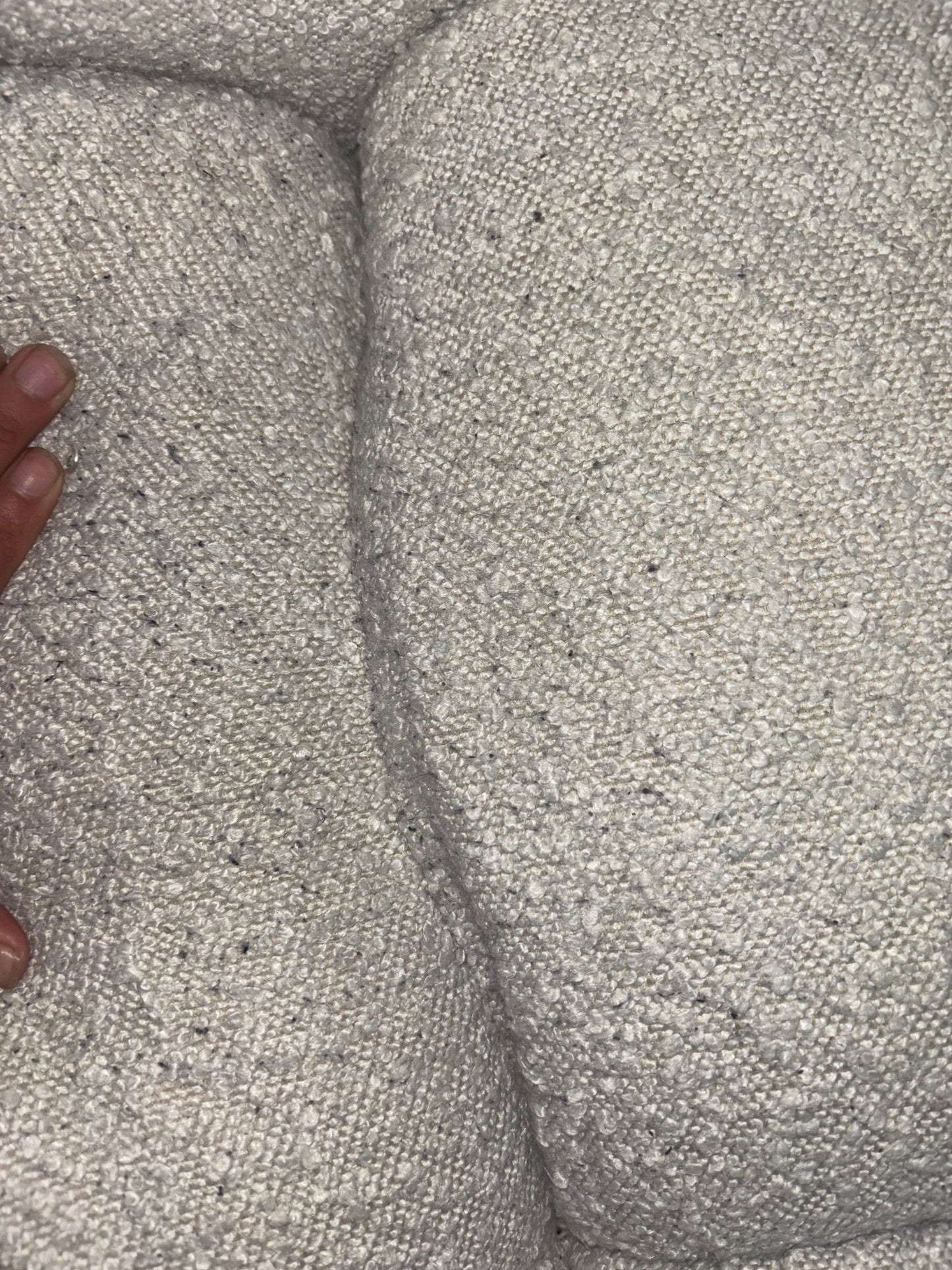 NZ CLZ20109 Aero Armchair Jacquard Boucle Cream