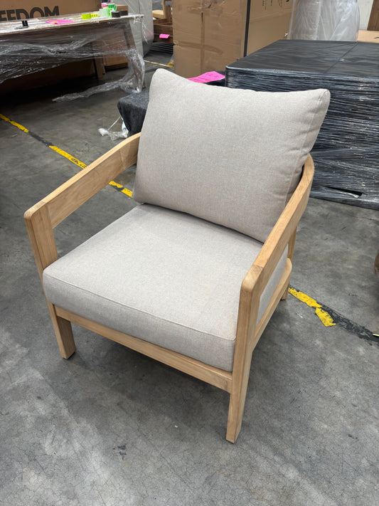 NZ CLZ20095 Boree Sofa 3S & Boree Armchair Teak Natural