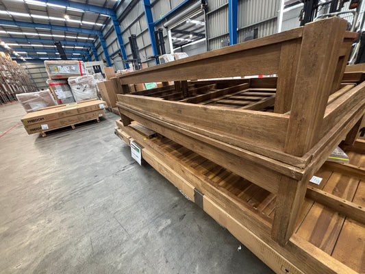 NZ CLZ20115 x2 Cannes Sun Loungers Natural