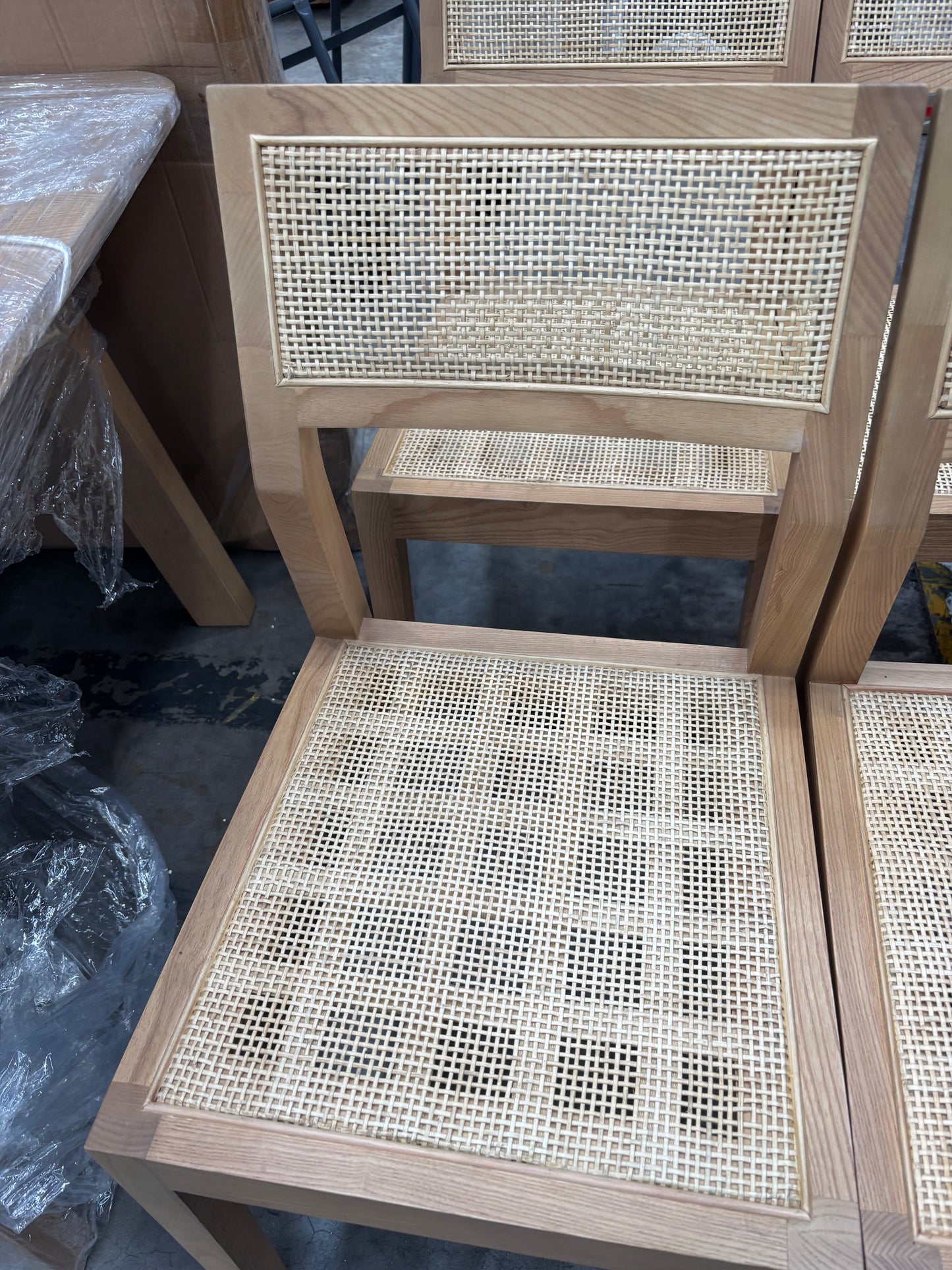 NZ CLZ20118 Bangalow Dining Chair Rattan Natural