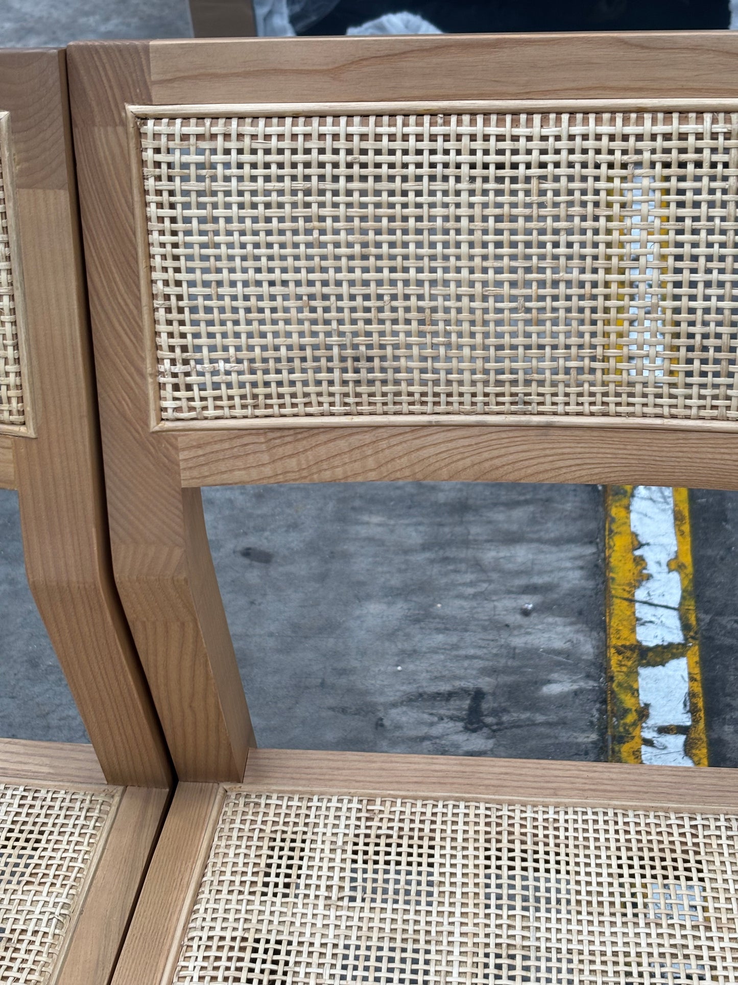 NZ CLZ20118 Bangalow Dining Chair Rattan Natural