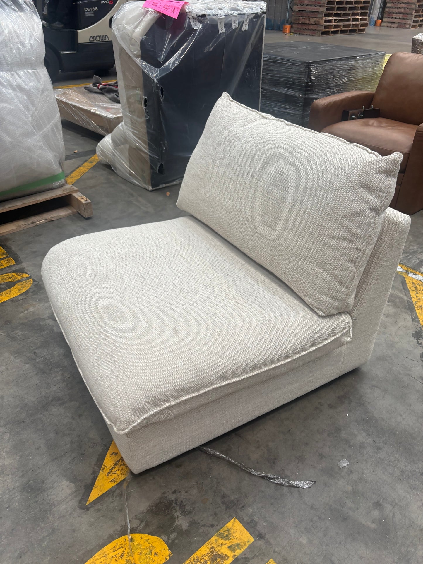 NZ CLZ20119 Sorrento Modular Armless 1.5S Alpha Natural