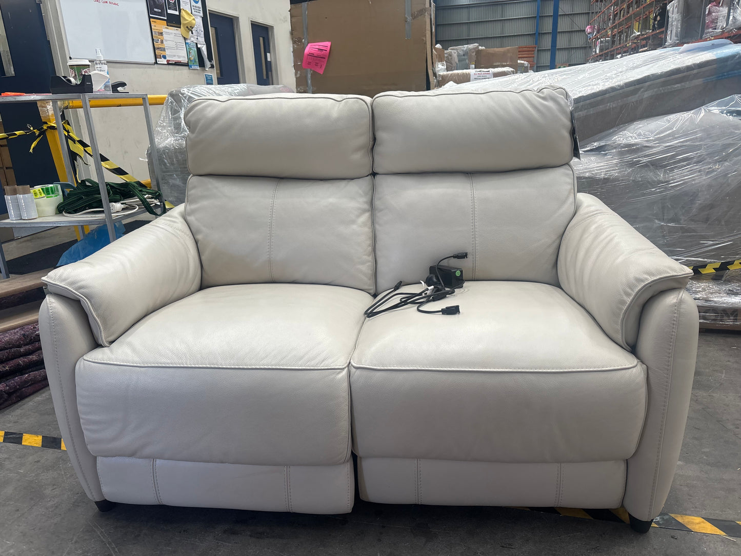 NZ PRZ20047 Dexter Electronic Recliner Sofa 2S Lucia Frost (2 Motion)