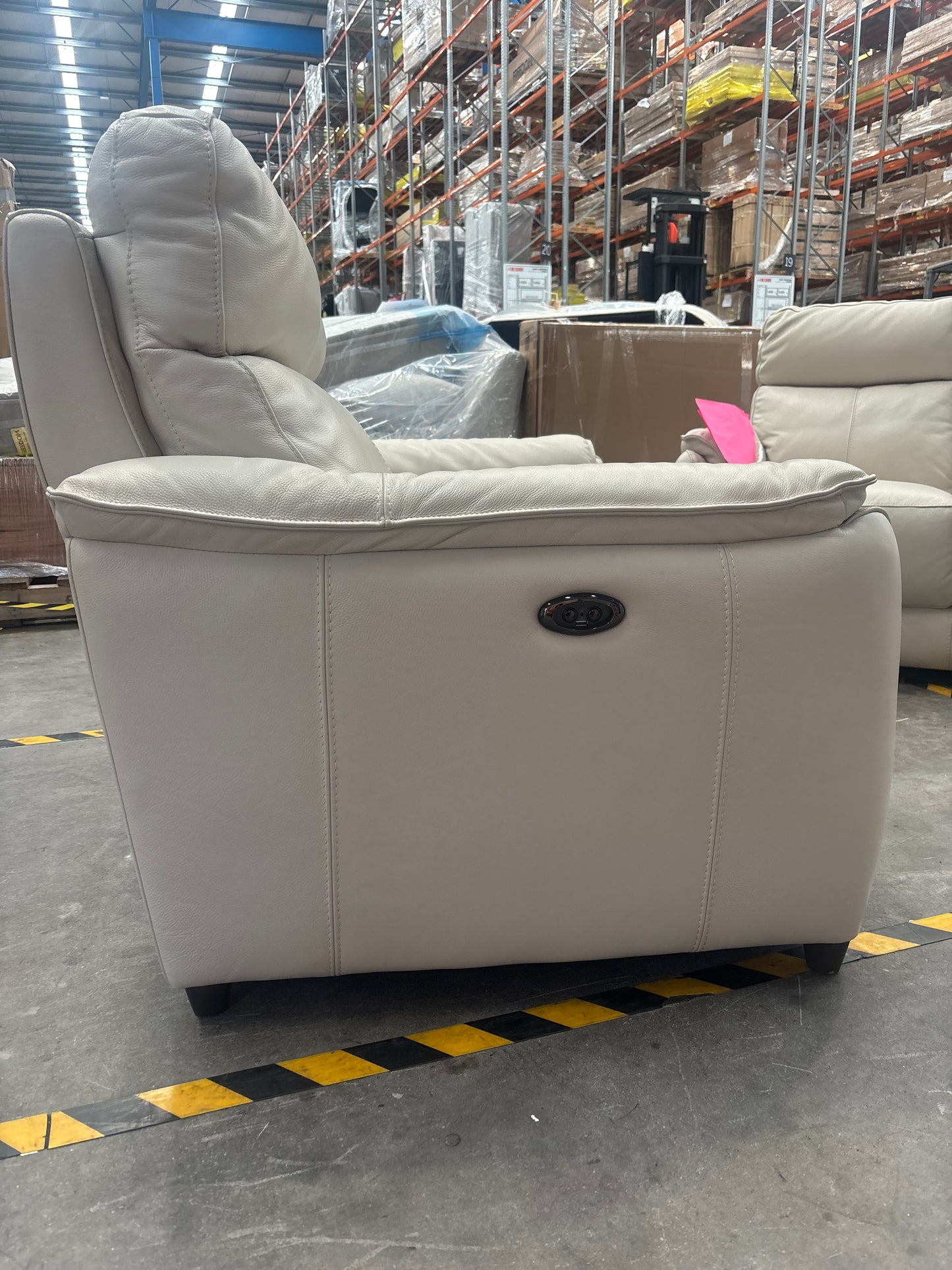 NZ PRZ20047 Dexter Electronic Recliner Sofa 2S Lucia Frost (2 Motion)