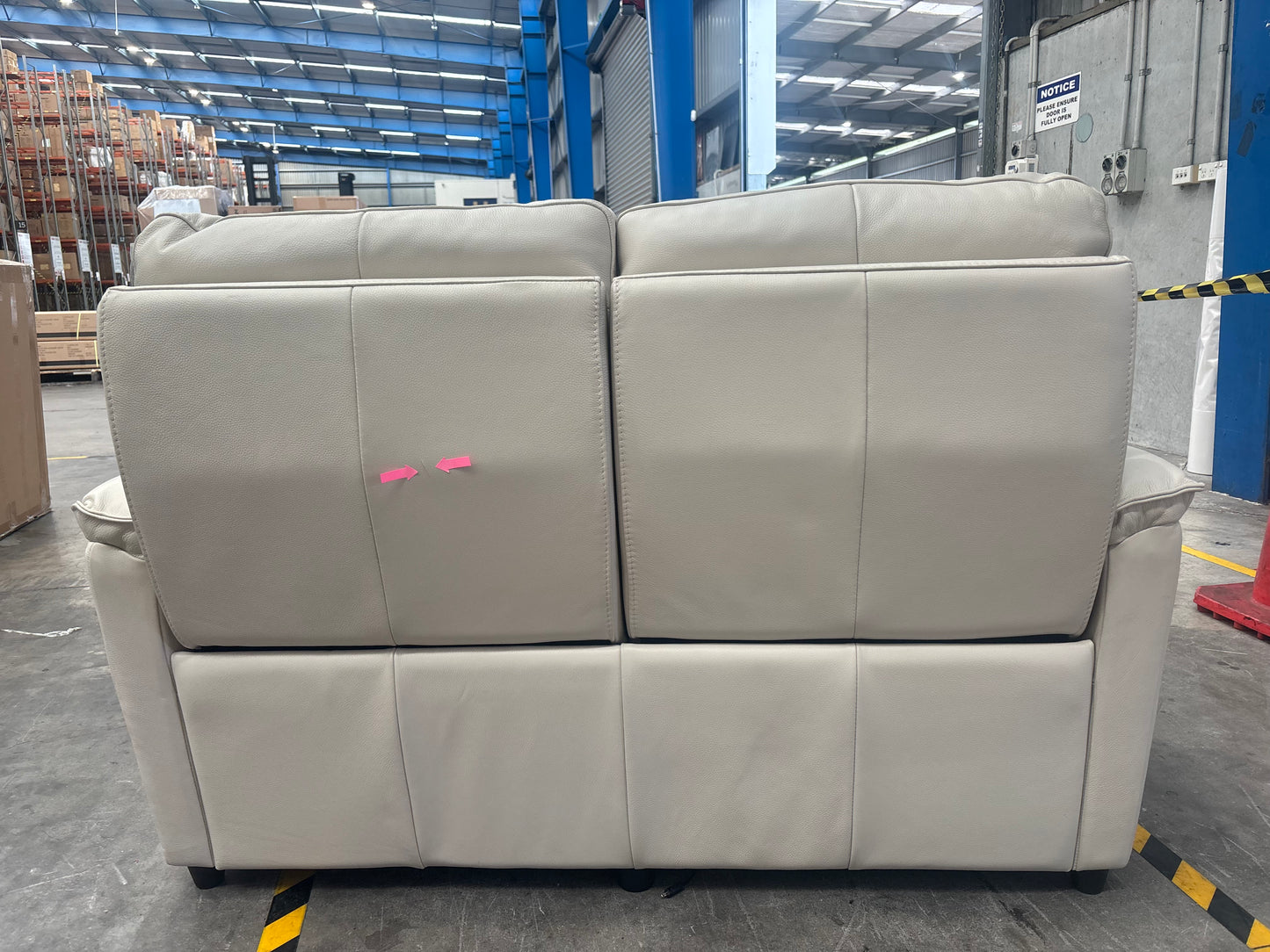 NZ PRZ20047 Dexter Electronic Recliner Sofa 2S Lucia Frost (2 Motion)