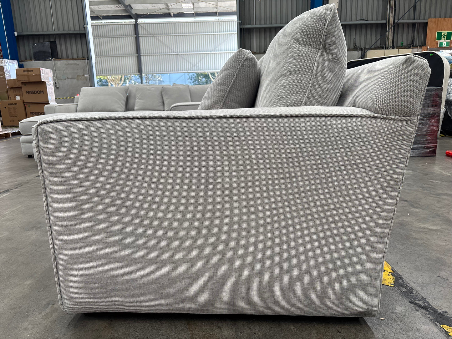NZ PRZ20050 Addison 4pc Sofa Set Helio Oyster