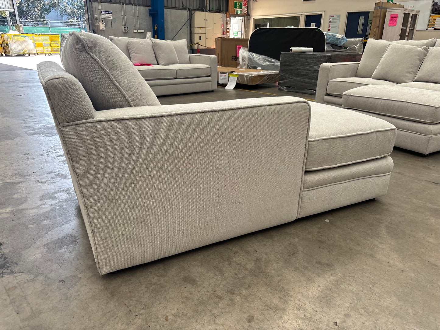 NZ PRZ20050 Addison 4pc Sofa Set Helio Oyster