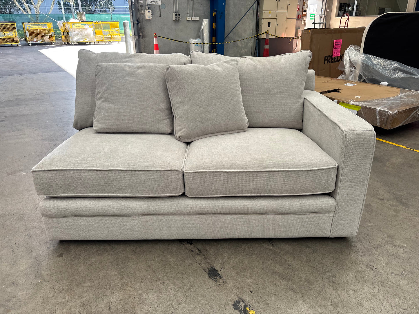 NZ PRZ20050 Addison 4pc Sofa Set Helio Oyster