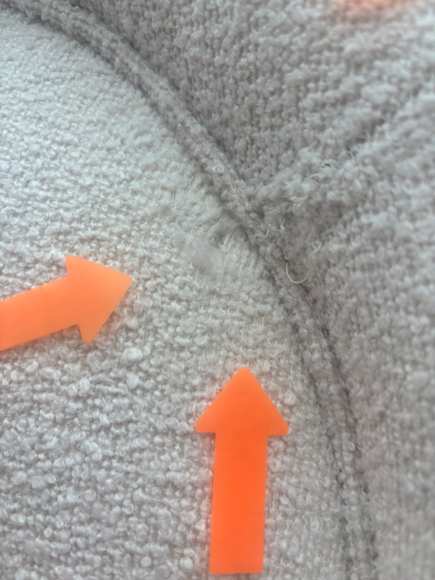 NZ PRZ20049 Audrey Bolster Edge (Headboard Only Queen) Fontaine Oat